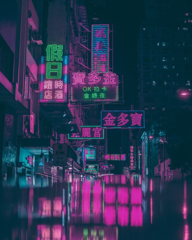 hong kong neon